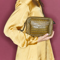 Sac Charly en cuir - Kaki