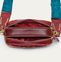Sac Lily en cuir - Burgundy