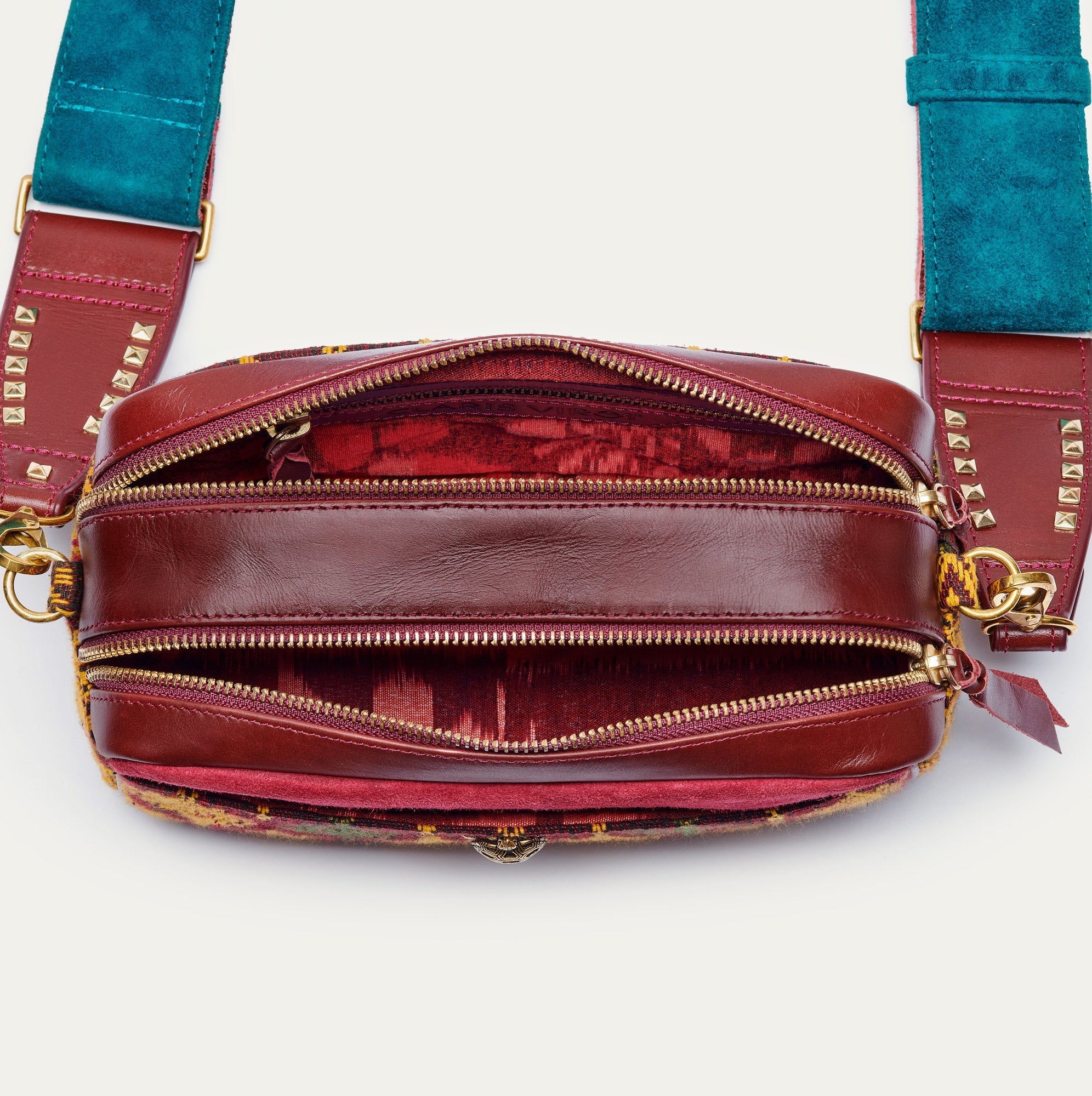 Sac Lily en cuir - Burgundy