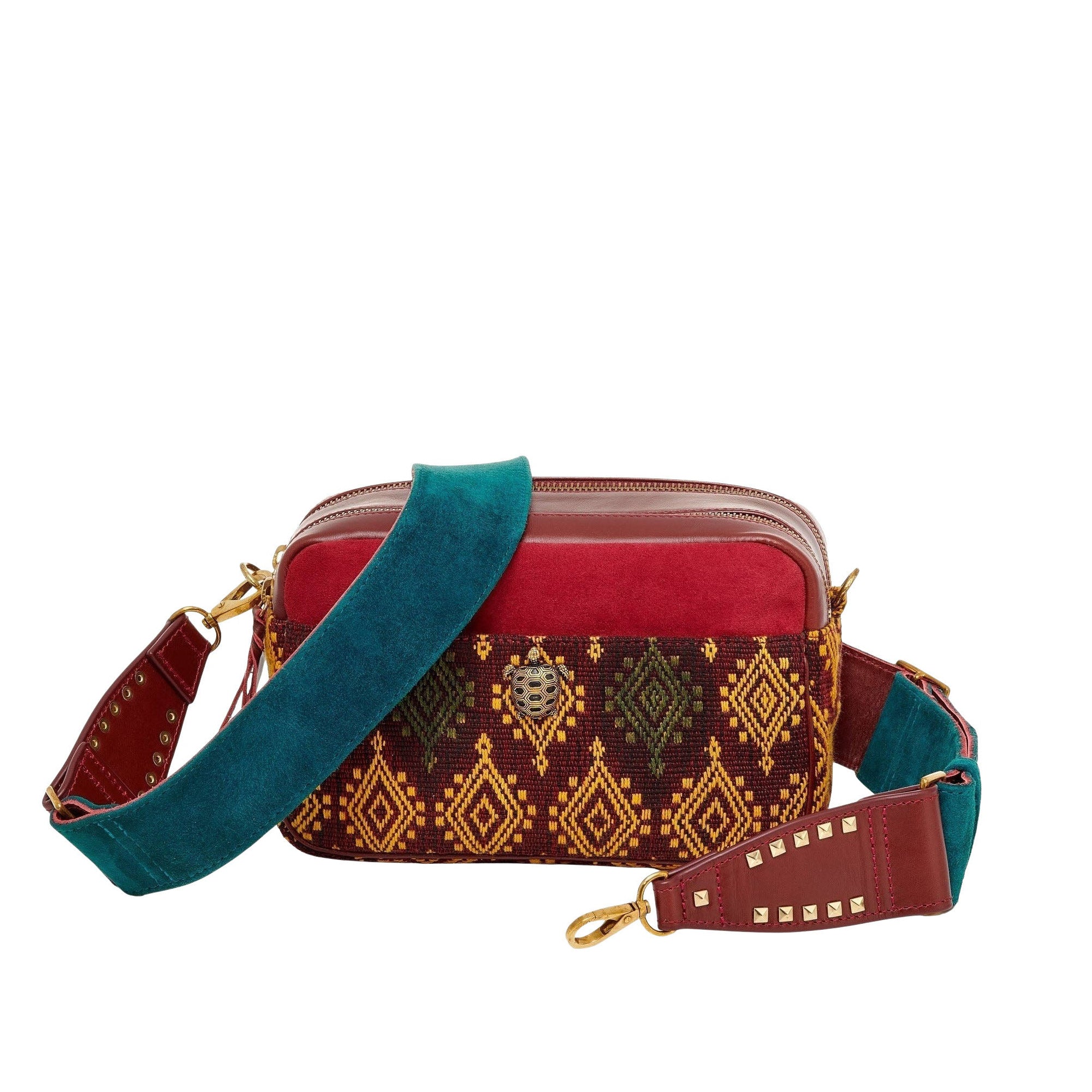 Sac Lily en cuir - Burgundy