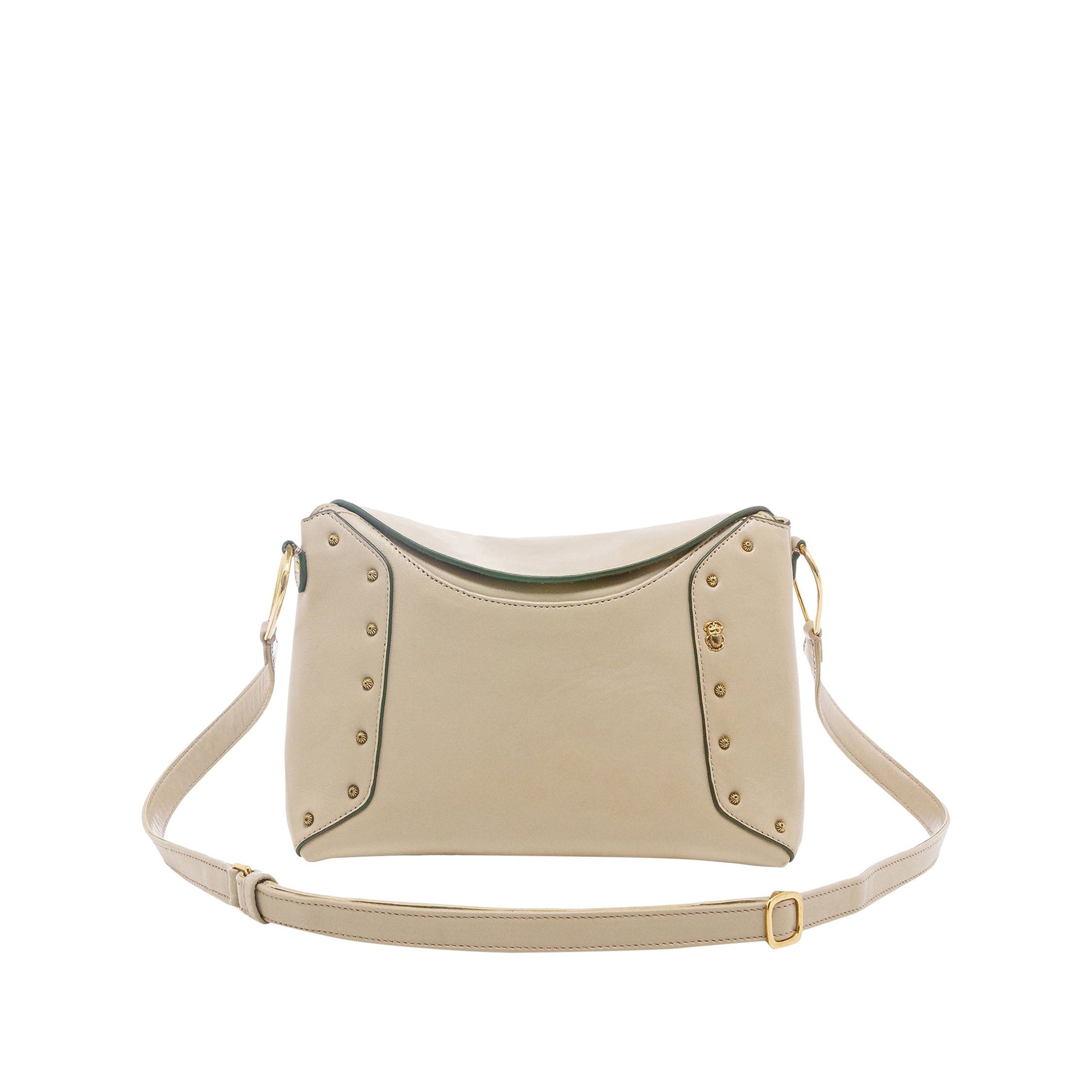 Gaia bag in nappa leather - Gypsum