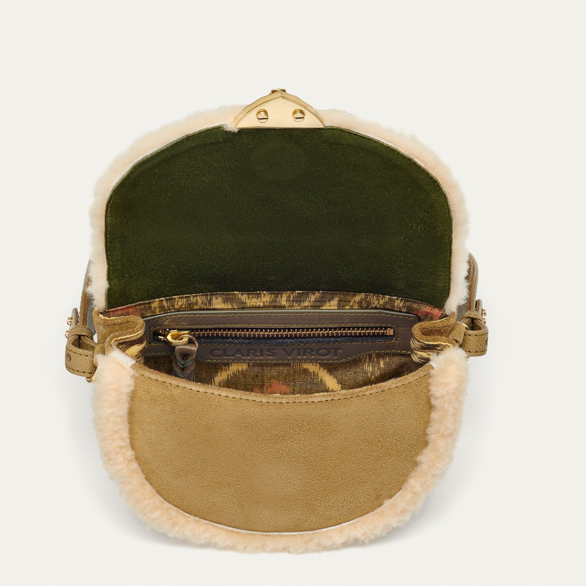 Sac Victoria en cuir - Olive