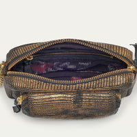 Sac Charly en lézard - Vieux Or