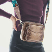 Sac Charly en lézard - Gris