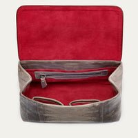 Mimi small bag in lizard - Grey