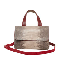 Mimi small bag in lizard - Grey