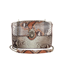 Grand sac Ava en python - Owl Gris