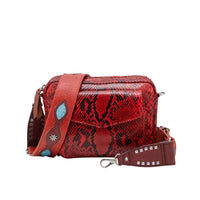 Grand sac Charly en python - Rubis