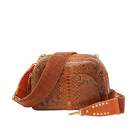 Clara bag in python - Moka