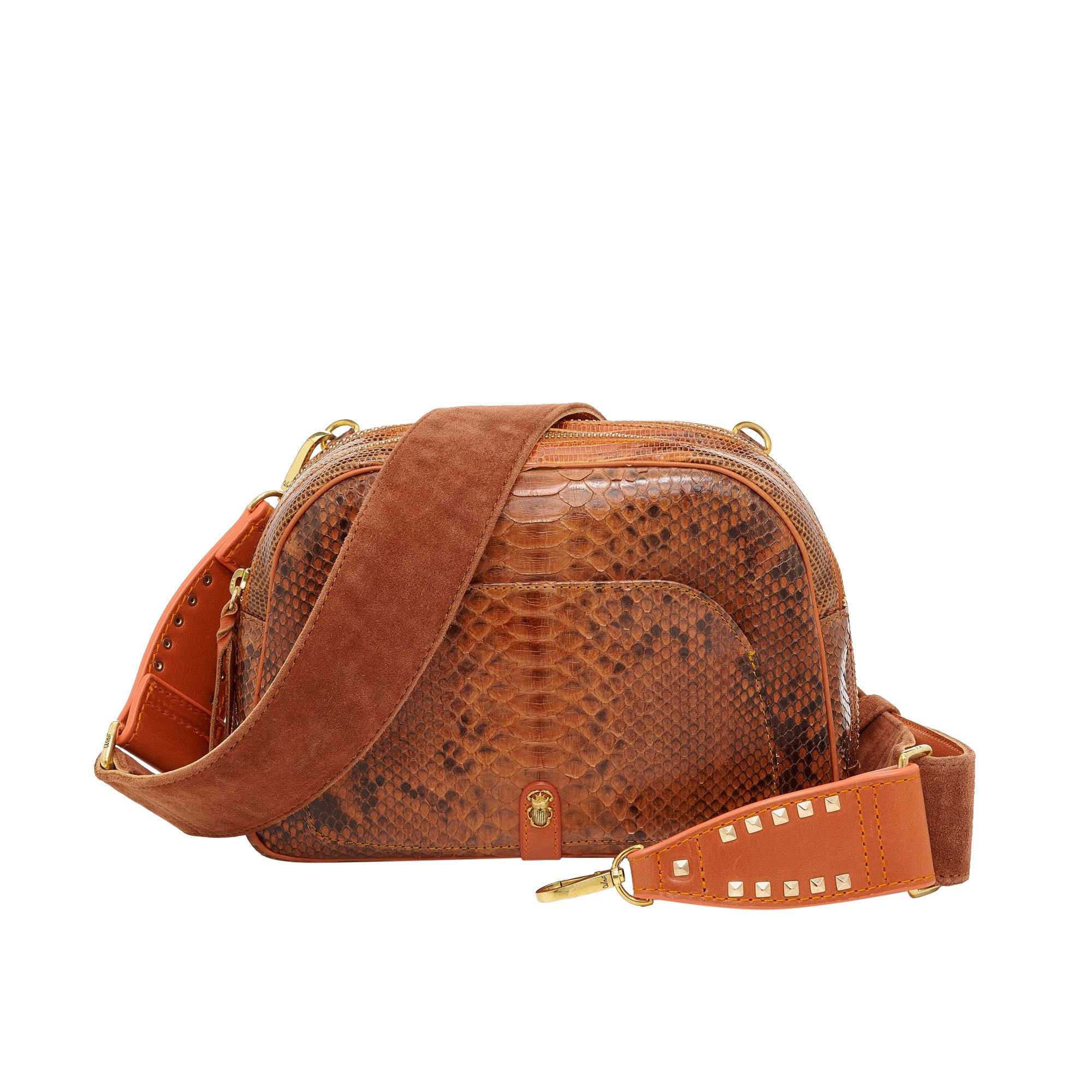 Clara bag in python - Moka