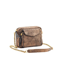 Sac Charly en cuir d'agneau - Doré