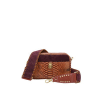 Lily python bag - Lava copper