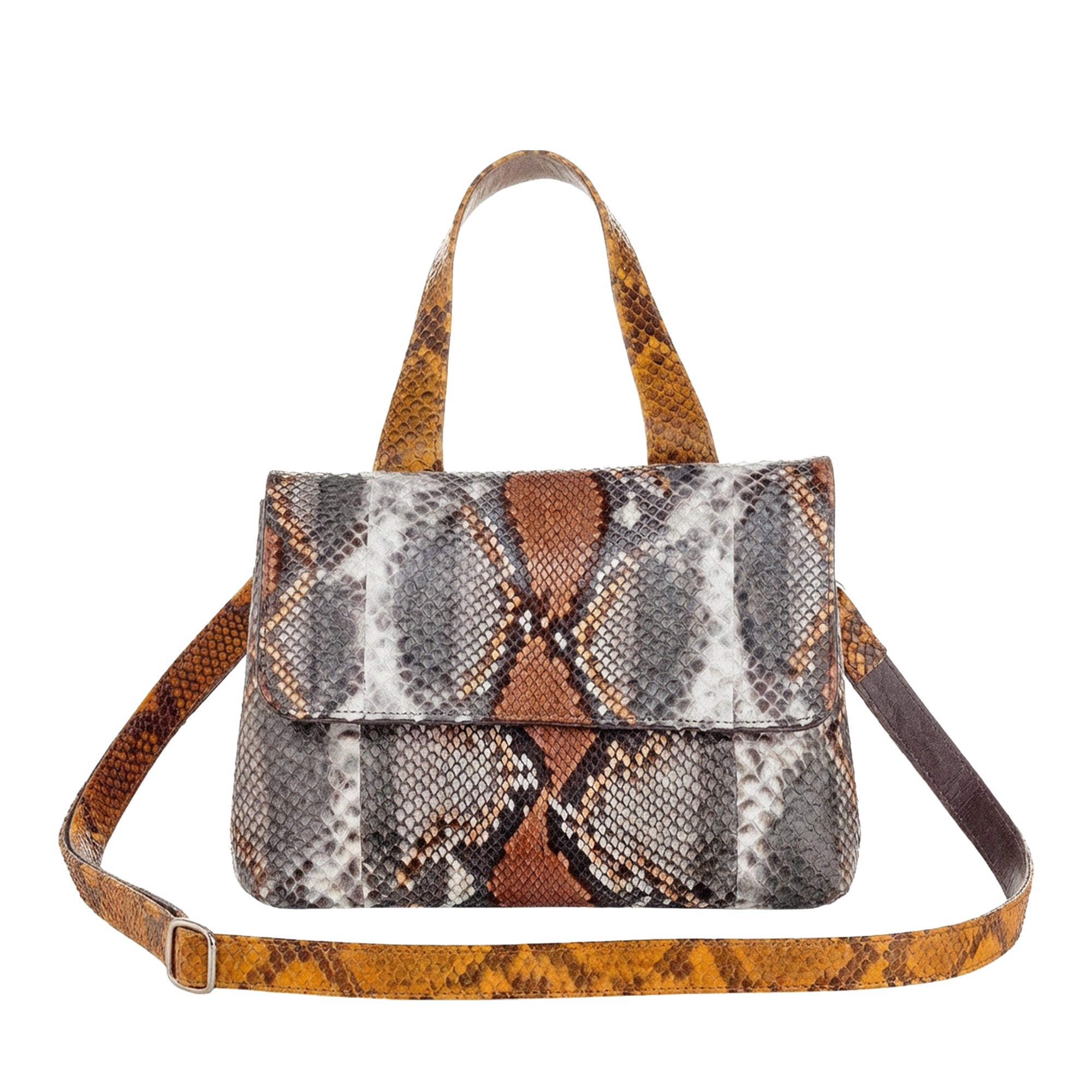 Petit sac Mimi en python - Gris