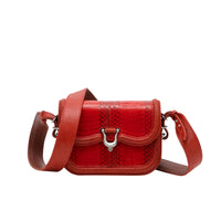 Petit sac Manon en cobra - Rubis