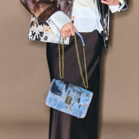 Sac medium Ava - Denim