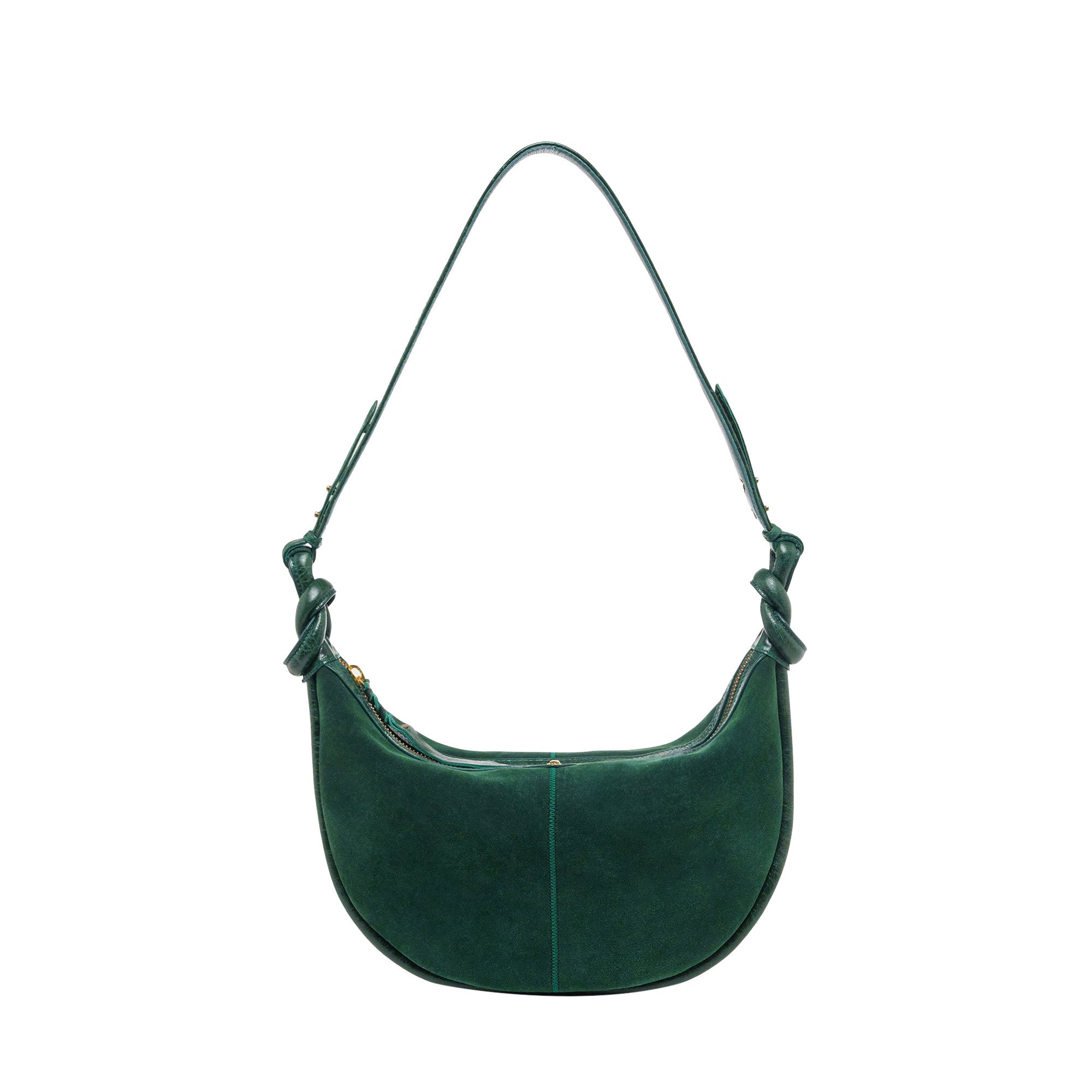 Sac Chris en cuir de veau - Vert & Jade