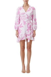 Sadie Ruffle Dress - Gardenia