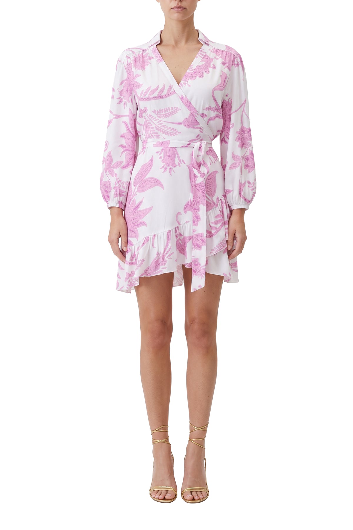 Sadie Ruffle Dress - Gardenia
