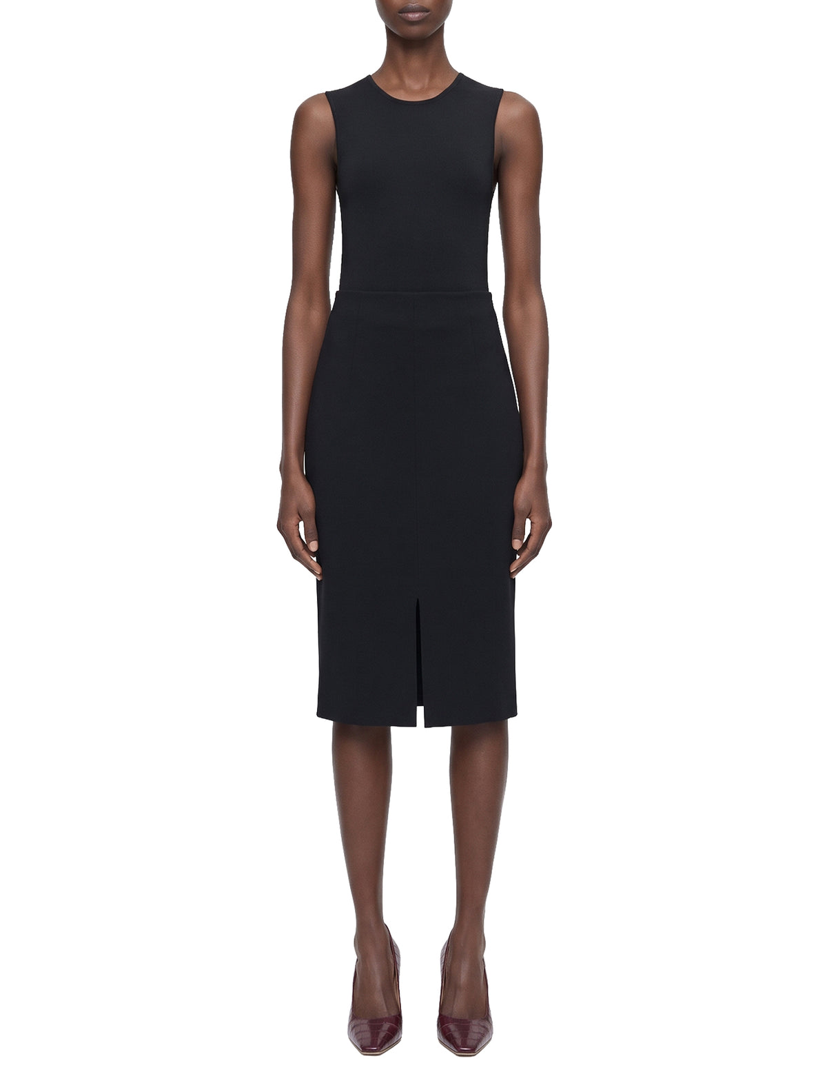 Jupe courte Safir ajustée - Black