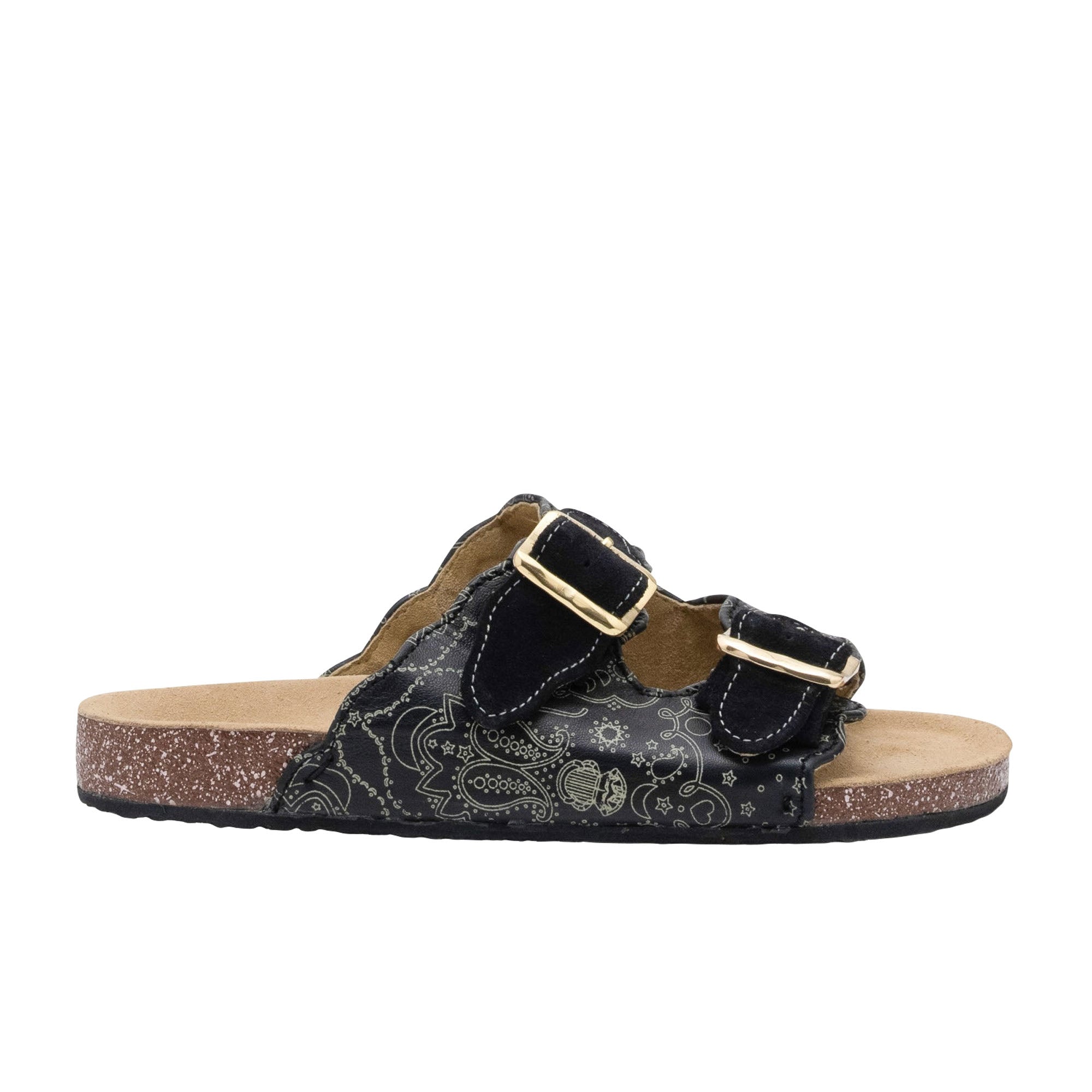 Sandales Odette en cuir nappa - Noir