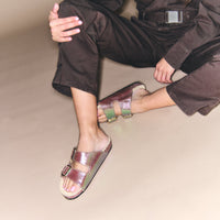 Sandales Odette en cuir - Lune