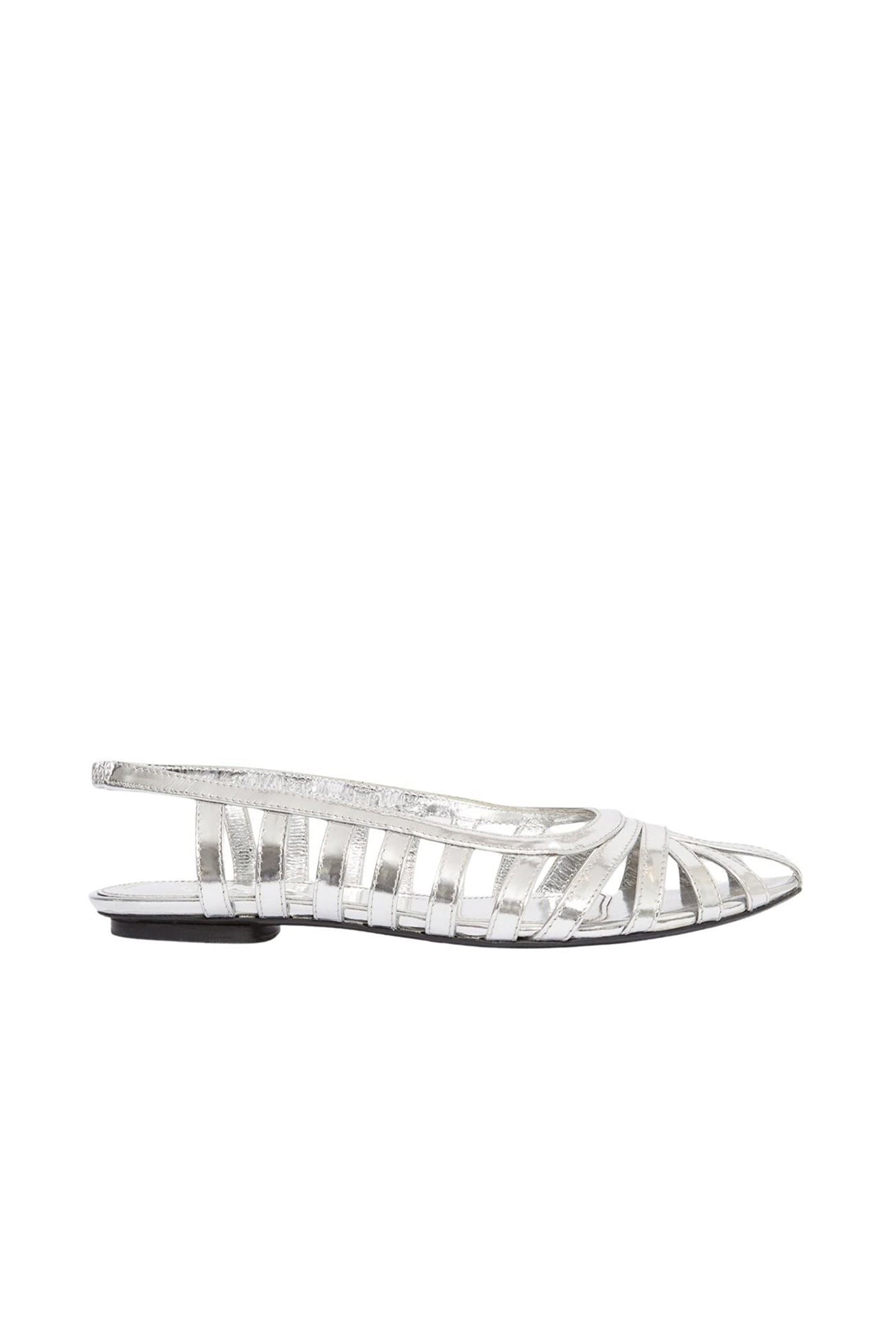 Sandales Maxime en cuir - Argent