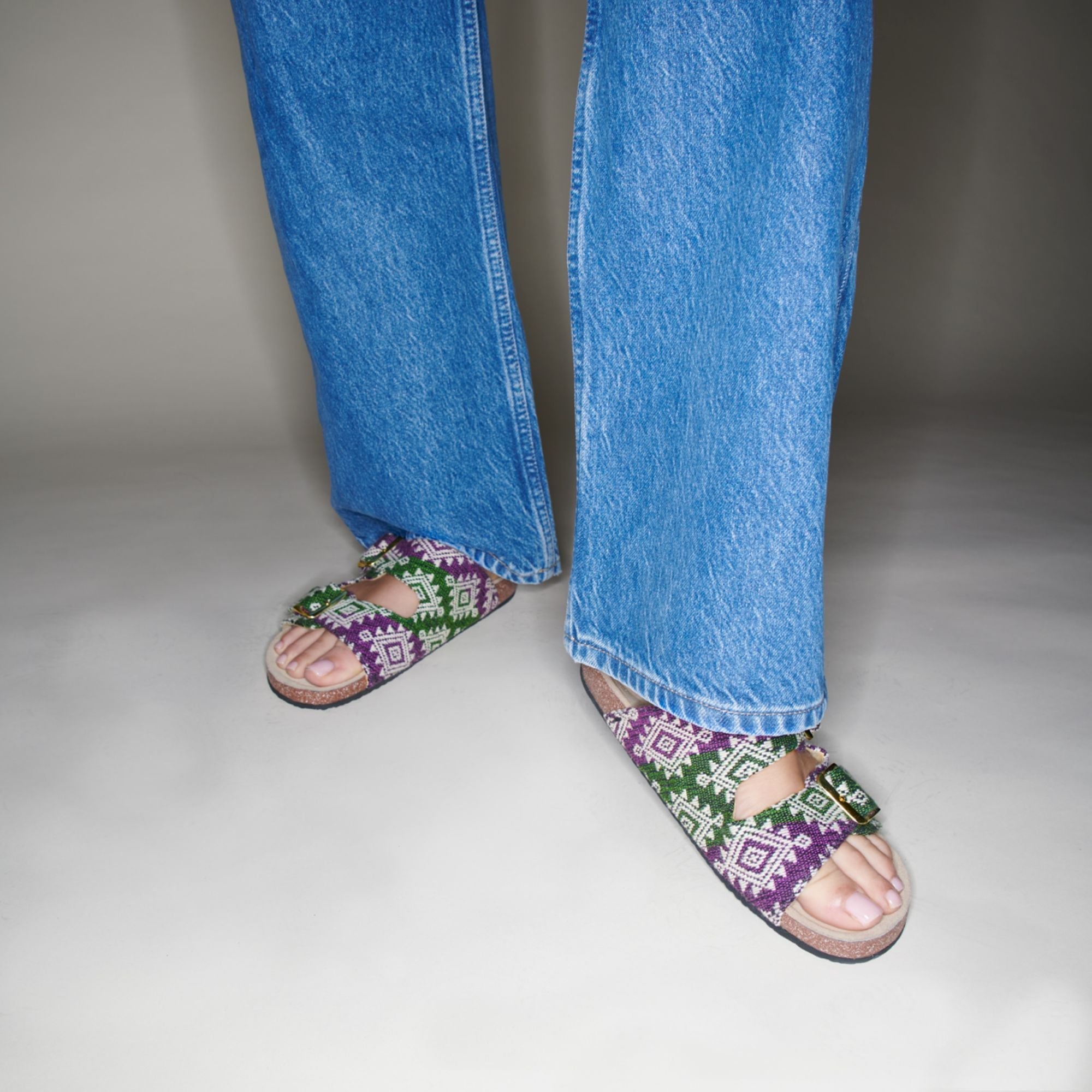 Sandales Odette - Bicolore