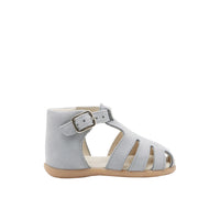 6 QTY / GRIS CLAIR CHAUSSURES CUIR FARO
