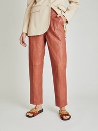 11qty NEW / Mules Sara brodées - Orange
