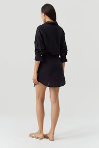 Robe chemise Sara - Black