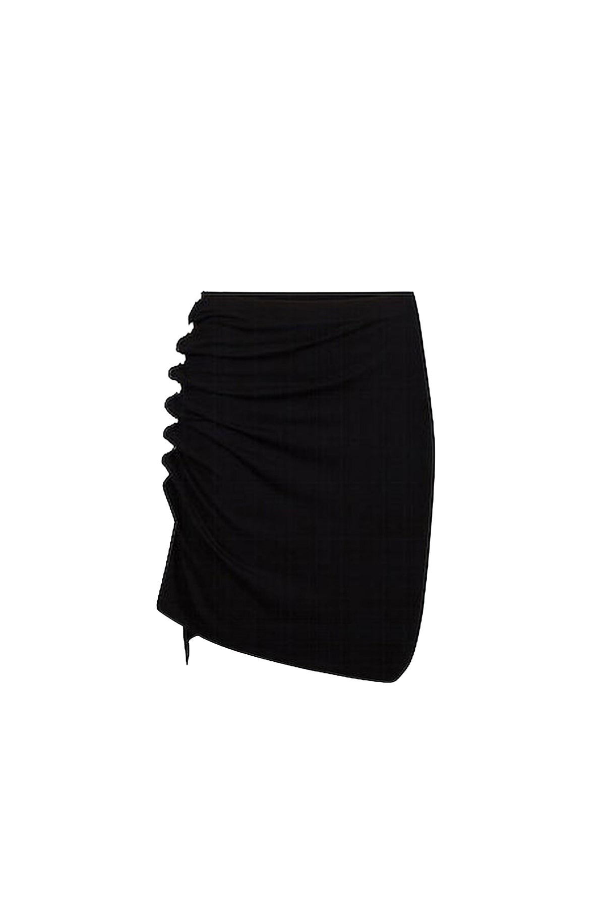 Jupe courte drapée - Black