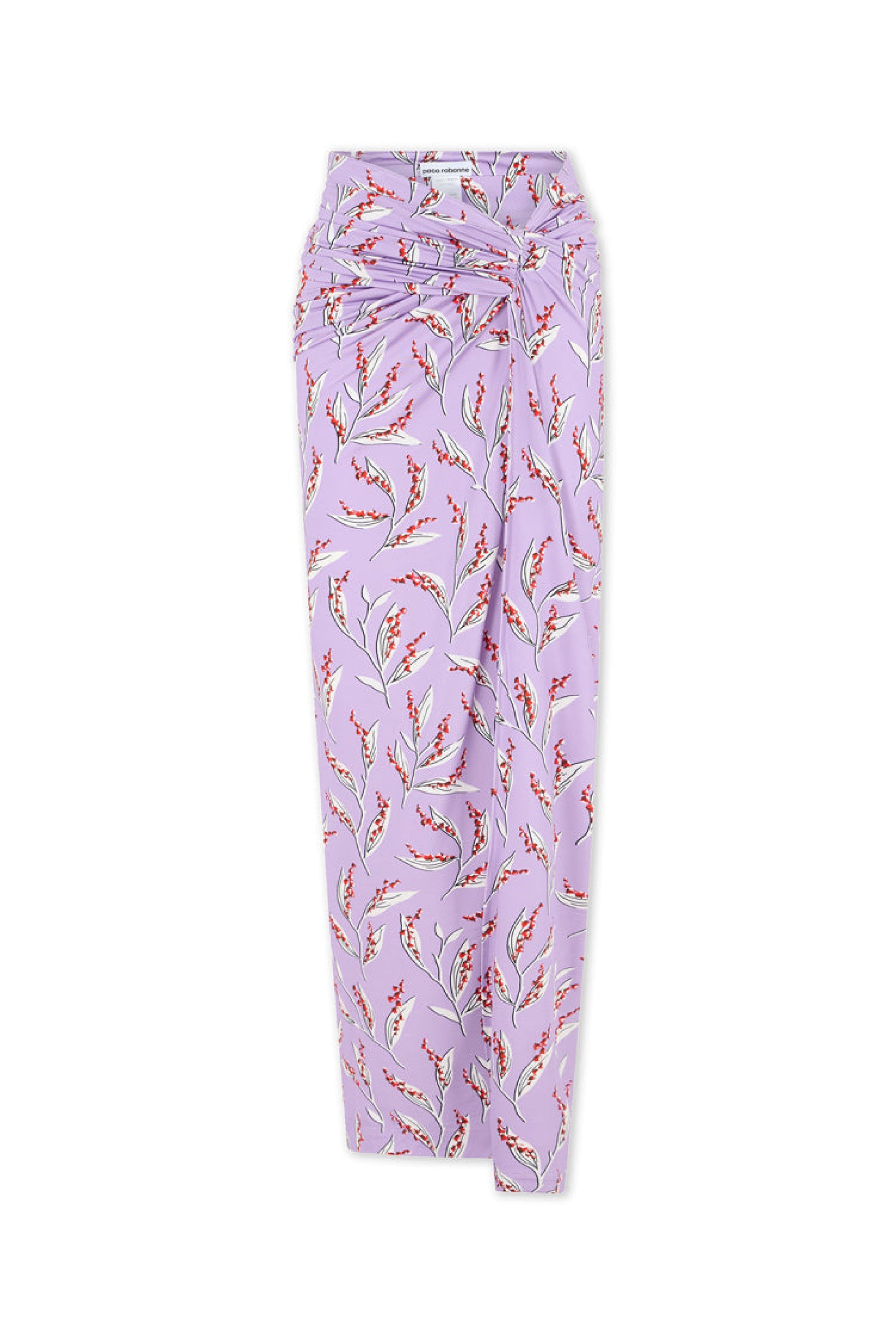 Printed maxi skirt - Muguet Lavande