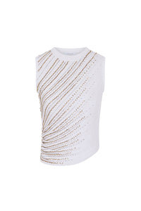 White & Gold Pull - White & Gold