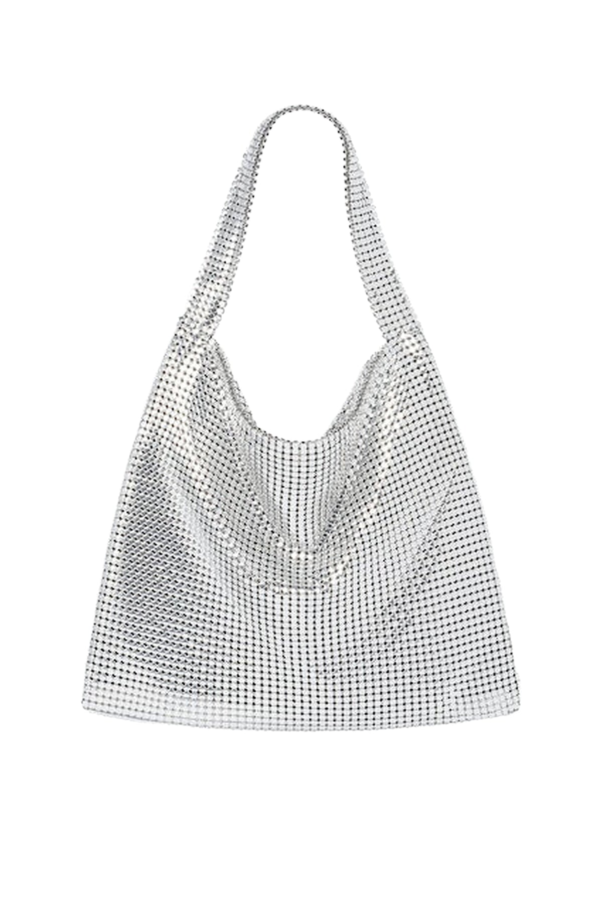 Grand sac cabas Pixel - Silver