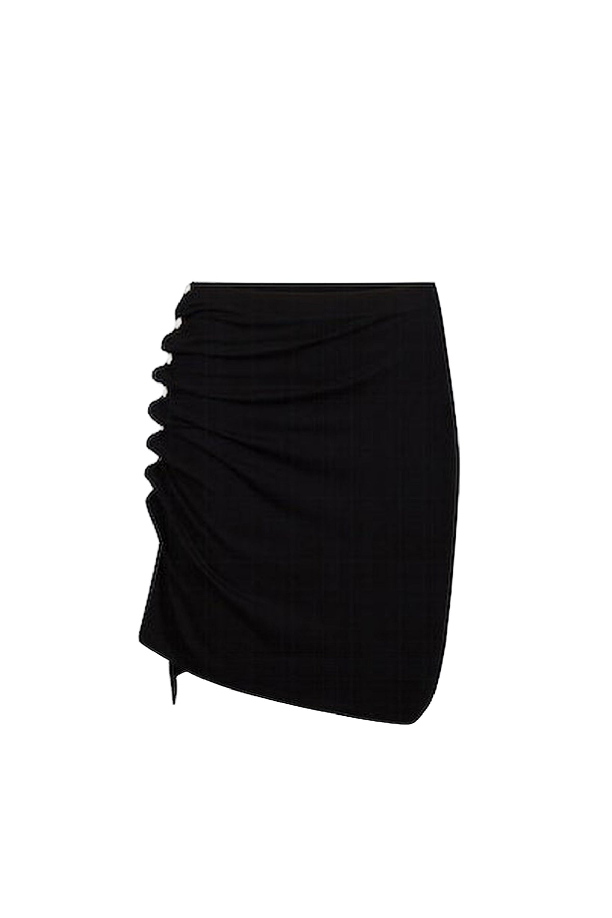 Jupe courte drapée - Black