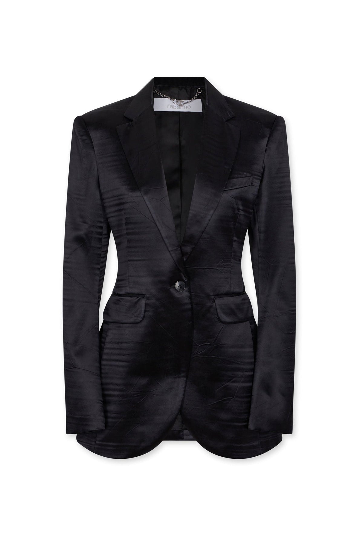 Blazer structuré scintillant - Black