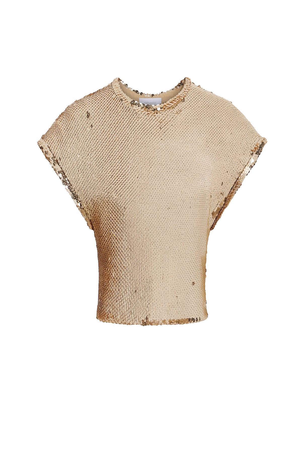T-shirt à sequins - New Light Gold