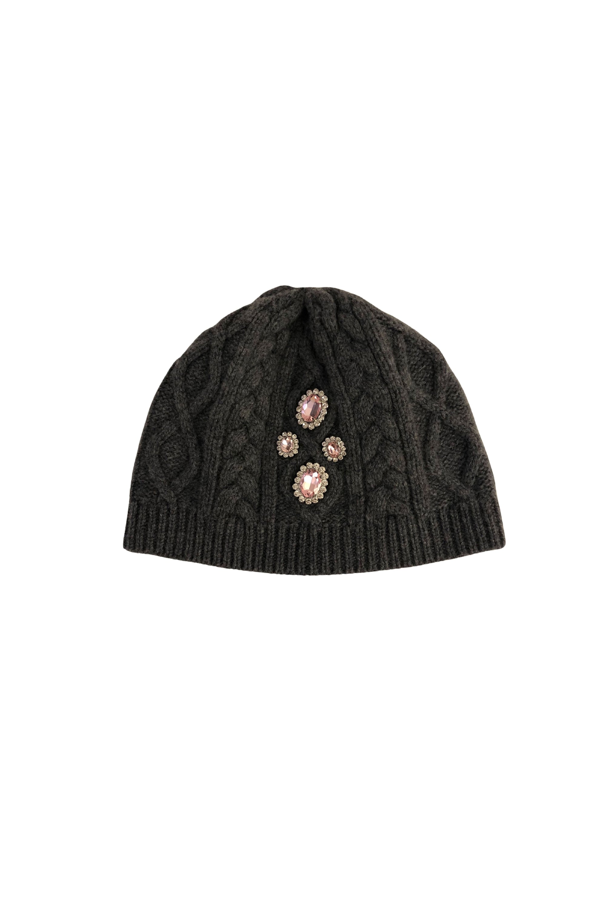 Bonnet en laine et cachemire - Anthracite