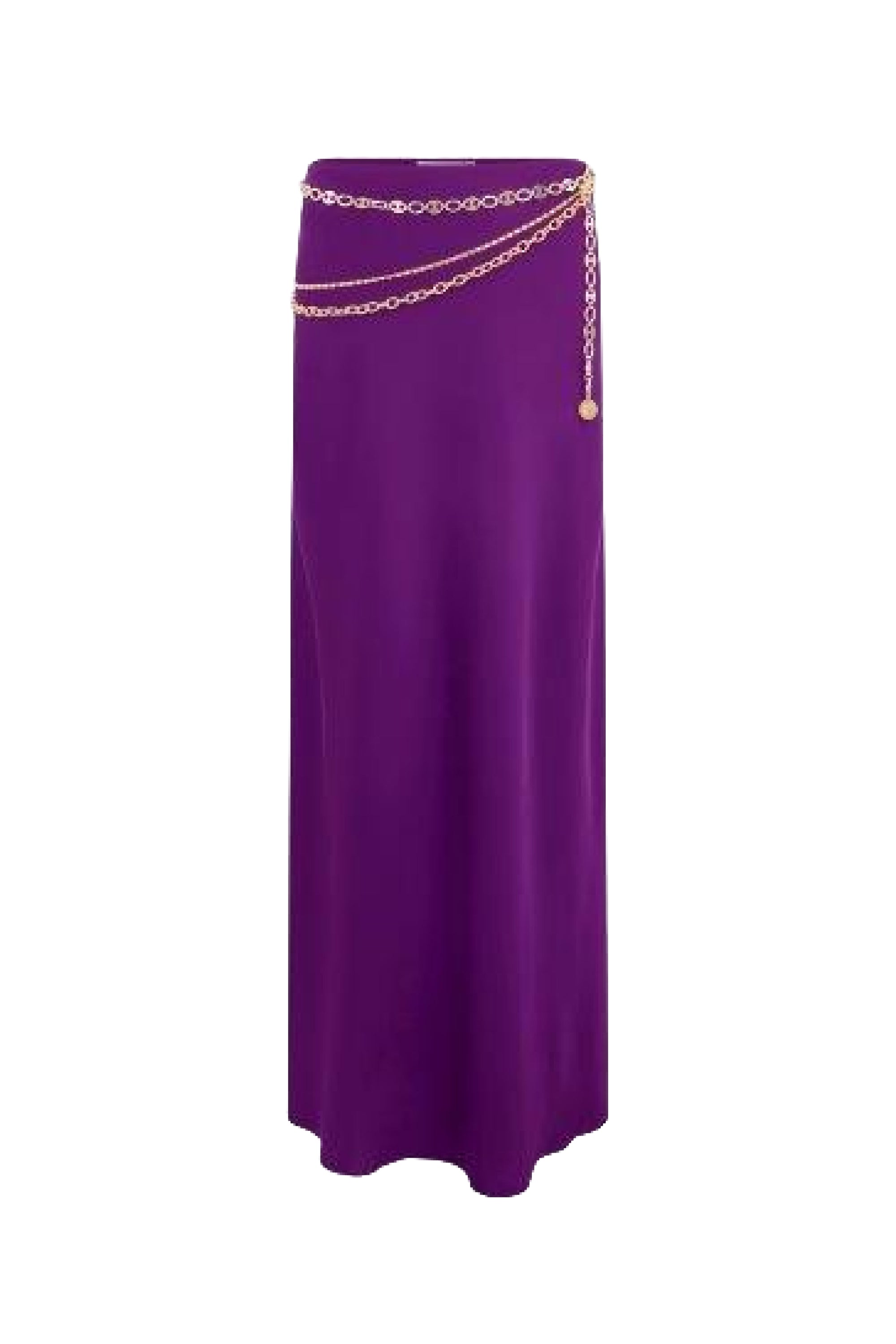 Skirt with chain - Violet