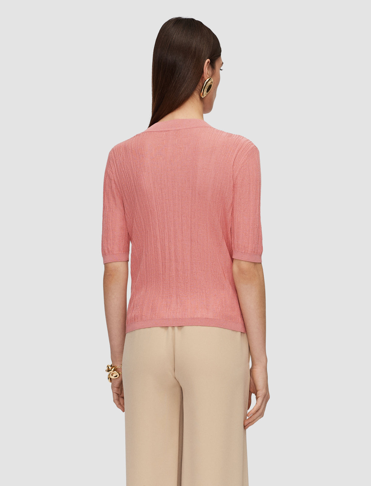 Blush Cardigan Maille - Blush