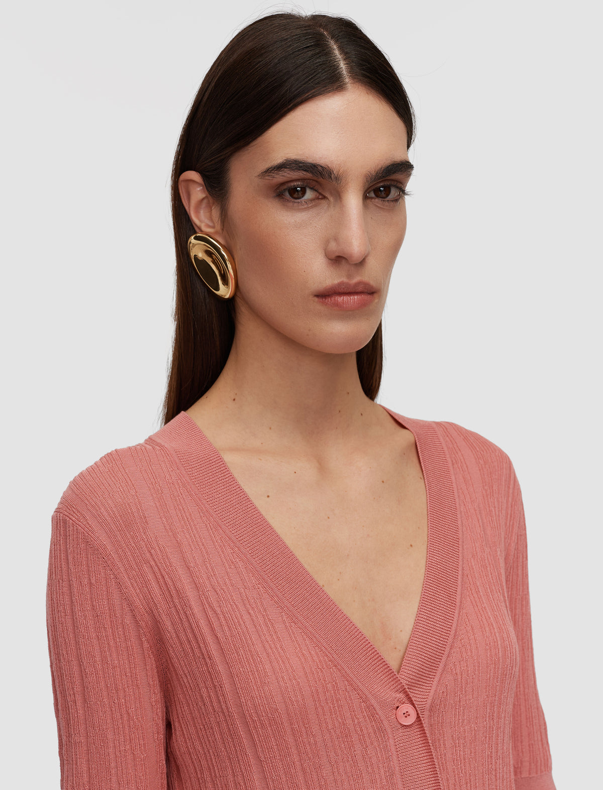 Blush Cardigan Maille - Blush