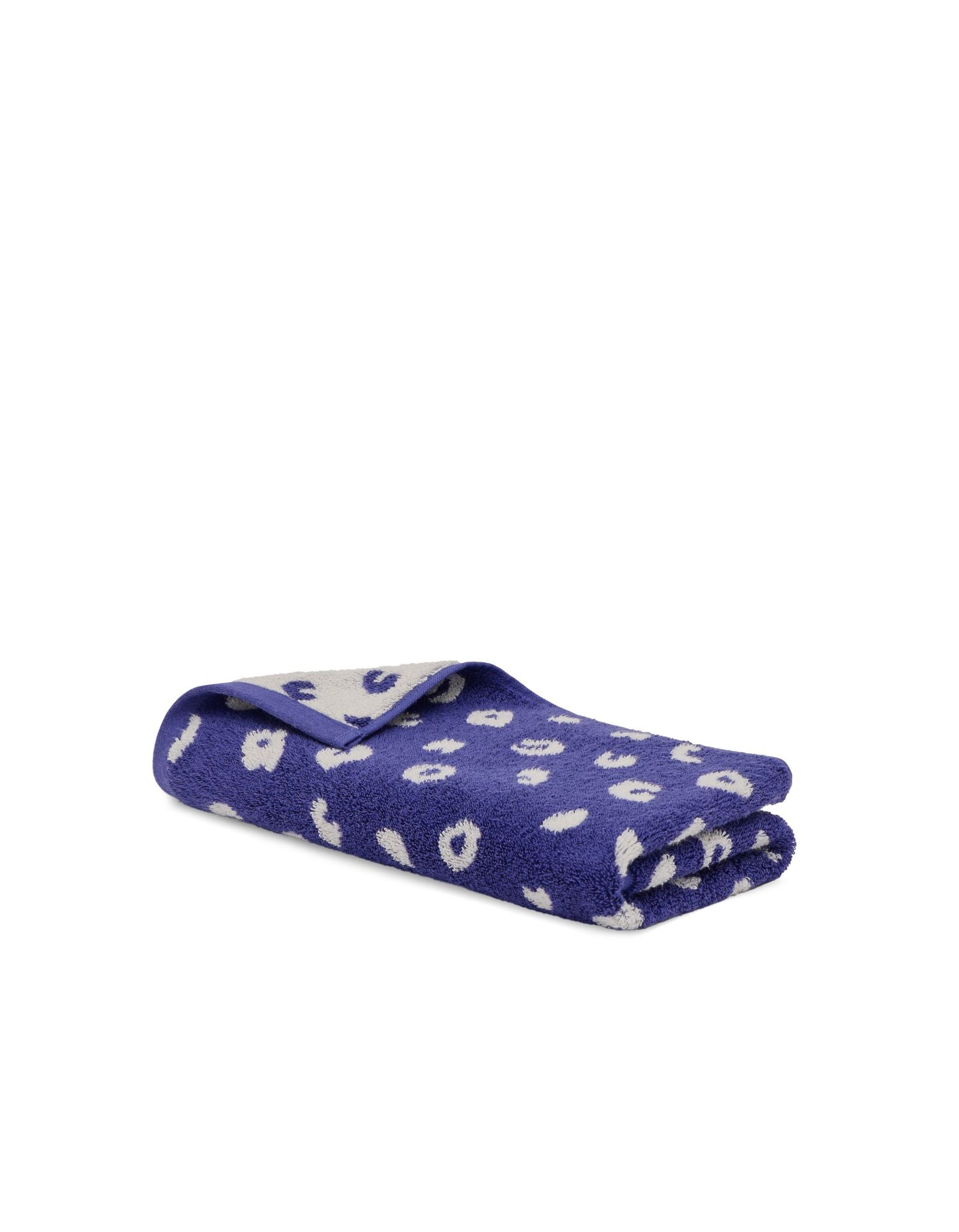Serviette de toilette moelleuse en coton éponge - Blue Léo