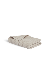 Serviette de toilette en coton nid d'abeille - Sable
