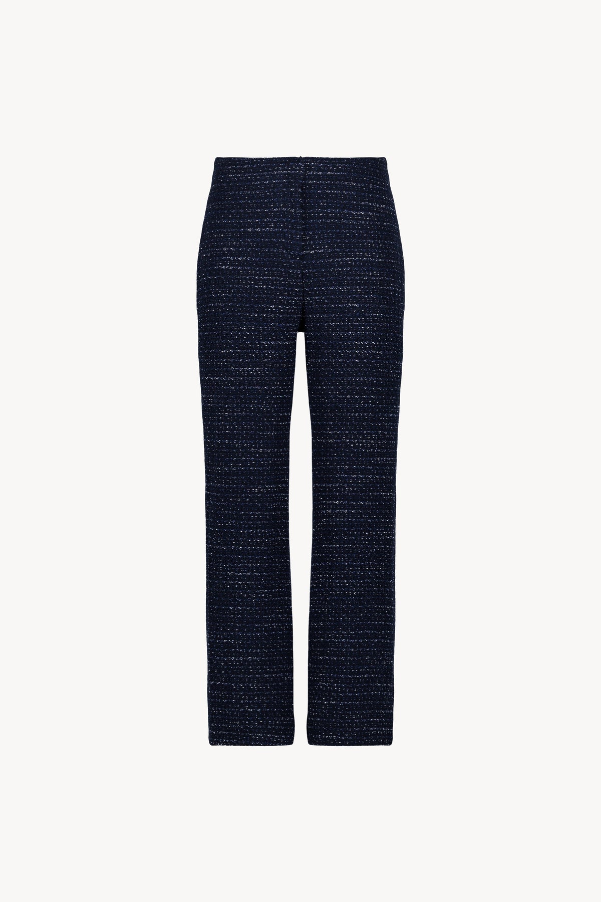 Pantalon droit tweed gros - Marine