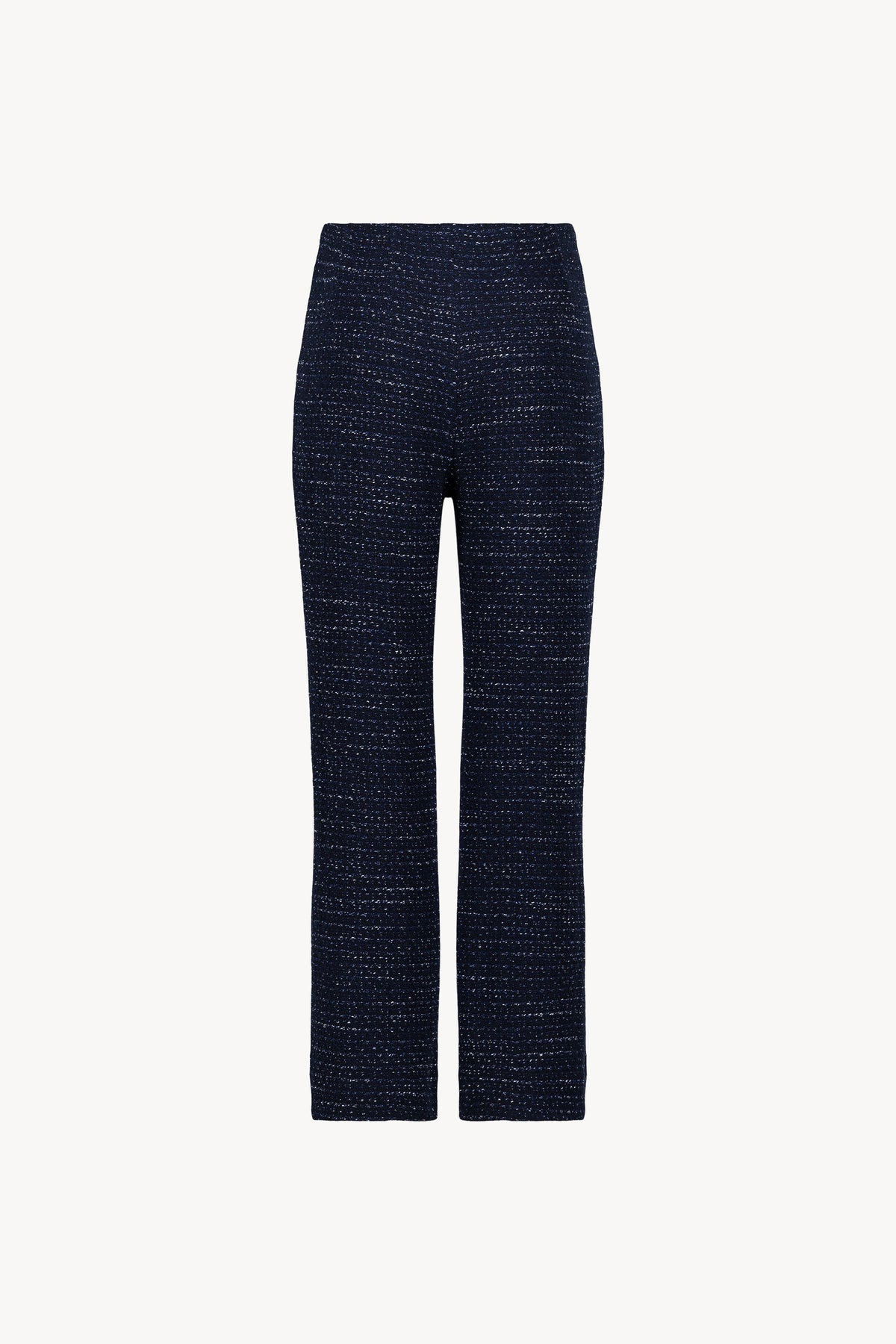 Pantalon droit tweed gros - Marine