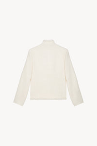 Veste col officier tresse col - Blanc Cassé