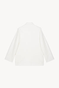 Manteau large bouton devant - Blanc Cassé