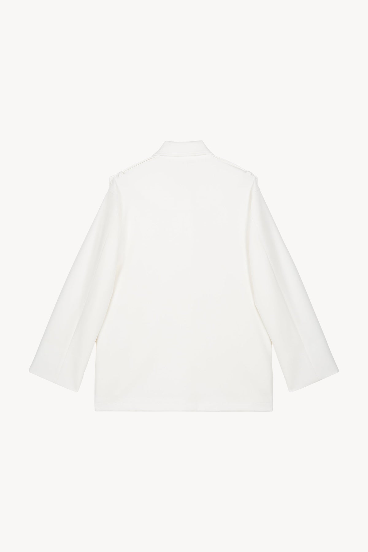 Manteau large bouton devant - Blanc Cassé