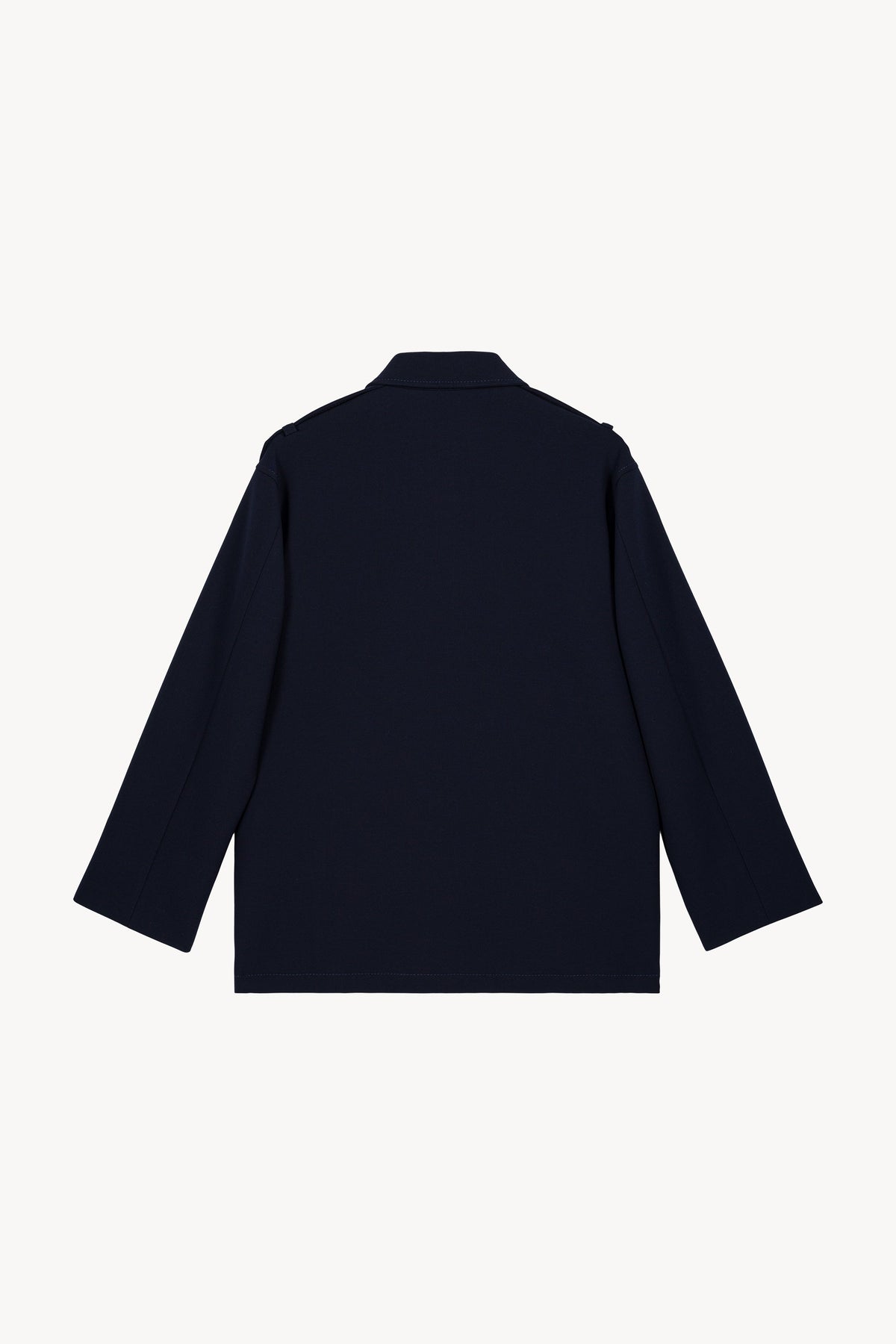 Manteau large bouton devant - Marine