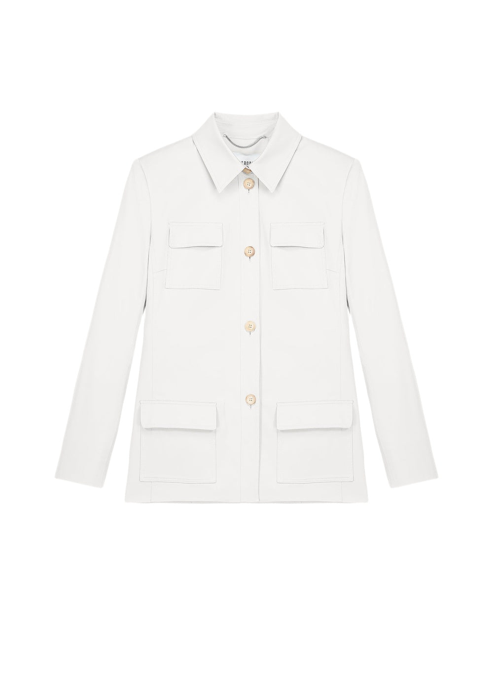 Safari-style jacket - Optical White